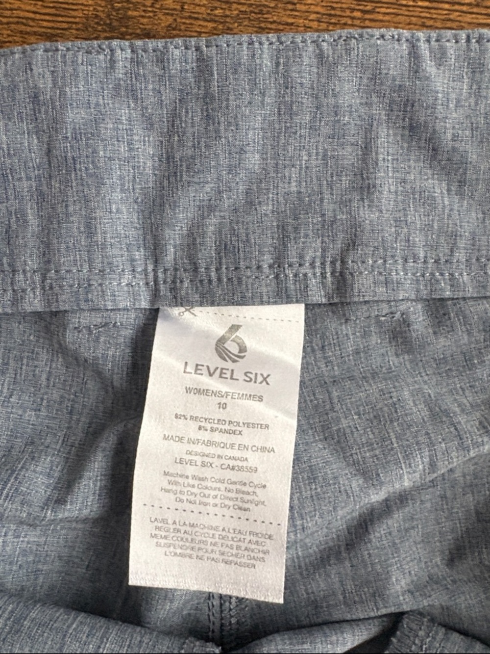 Blue Casual Women's Shorts - Picture 3 of 3